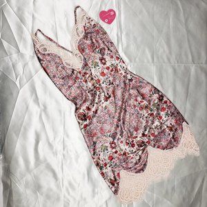 VS Very Sexy Satin Lace Slip Floral XSmall
